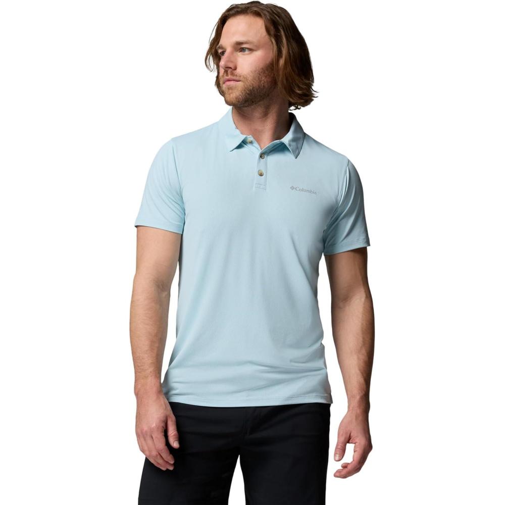imageColumbia Mens Tech Trail Utility PoloMarine Light