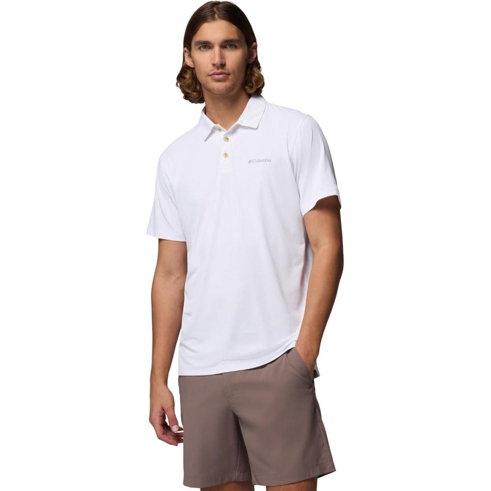 imageColumbia Mens Tech Trail Utility PoloWhite