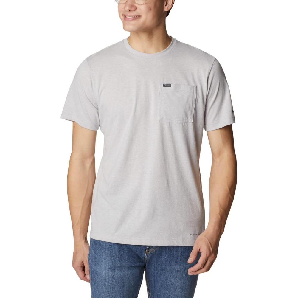 imageColumbia Mens Thistletown Hills Pocket TeeColumbia Grey Heather