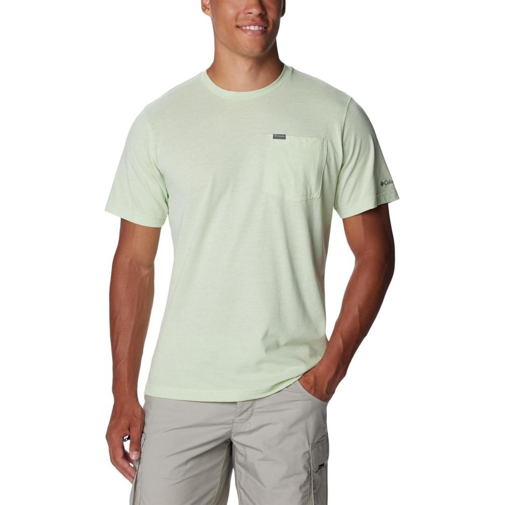 imageColumbia Mens Thistletown Hills Pocket TeeSage Leaf Heather