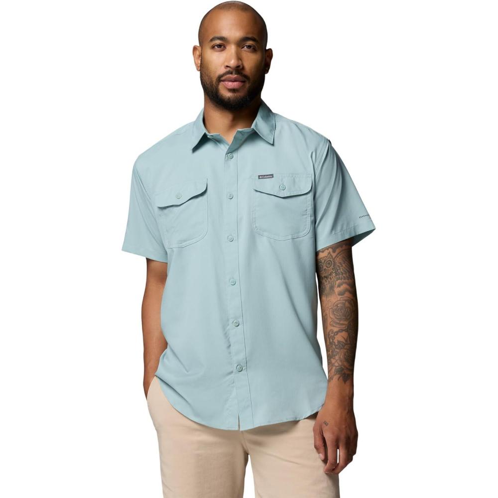 imageColumbia Mens Utilizer Ii Solid Short Sleeve ShirtCrushed Blue