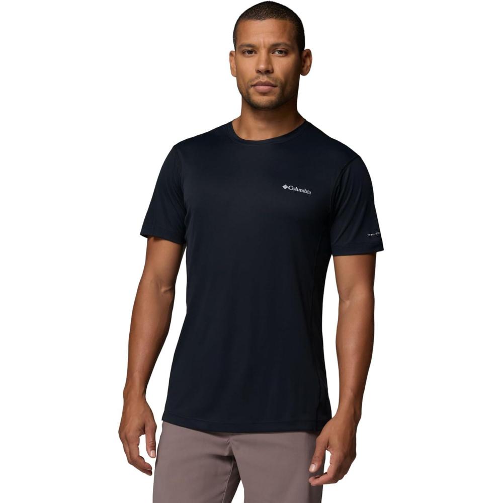 imageColumbia Mens Zero Rules Light Short Sleeve Crew Black Large