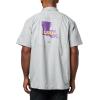 Columbia Men’s Collegiate Slack Tide Camp Shirt(Lsu – Columbia Grey)