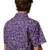 Columbia Men’s Collegiate Super Slack Tide Shirt(Lsu – Vivid Purple Livin Print)