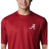 Columbia Men’s Collegiate Terminal Tackle SS Shirt(Ala – Red Velvet)
