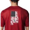 Columbia Men’s Collegiate Terminal Tackle SS Shirt(Ala – Red Velvet)