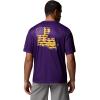 Columbia Men’s Collegiate Terminal Tackle SS Shirt(Lsu – Vivid Purple)