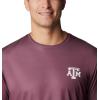Columbia Men’s Collegiate Terminal Tackle SS Shirt(Tam – Deep Maroon)