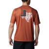 Columbia Men’s Collegiate Terminal Tackle SS Shirt(Tex – Cedar)