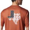 Columbia Men’s Collegiate Terminal Tackle SS Shirt(Tex – Cedar)