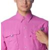 Columbia Men’s PFG Bahama II Short Sleeve Fishing Shirt(Bright Lavender)
