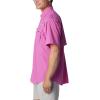 Columbia Men’s PFG Bahama II Short Sleeve Fishing Shirt(Bright Lavender)