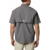 Columbia Men’s PFG Bahama II Short Sleeve Fishing Shirt(City Grey)