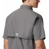 Columbia Men’s PFG Bahama II Short Sleeve Fishing Shirt(City Grey)