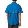 Columbia Men’s PFG Bahama II Short Sleeve Fishing Shirt(Dark Pool)