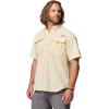 Columbia Men’s PFG Bahama II Short Sleeve Fishing Shirt(Lemon Wash)