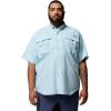 Columbia Men’s PFG Bahama II Short Sleeve Fishing Shirt(Marine Light)