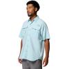 Columbia Men’s PFG Bahama II Short Sleeve Fishing Shirt(Marine Light)