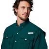 Columbia Men’s PFG Bahama II Short Sleeve Fishing Shirt(Midnight Teal)