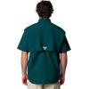 Columbia Men’s PFG Bahama II Short Sleeve Fishing Shirt(Midnight Teal)