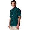 Columbia Men’s PFG Bahama II Short Sleeve Fishing Shirt(Midnight Teal)