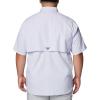Columbia Men’s PFG Bahama II Short Sleeve Fishing Shirt(Snowdrift)