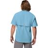 Columbia Men’s PFG Bahama II Short Sleeve Fishing Shirt(Vintage Blue)