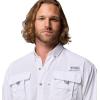 Columbia Men’s PFG Bahama II Short Sleeve Fishing Shirt(White)