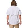 Columbia Men’s PFG Bahama II Short Sleeve Fishing Shirt(White)