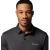 Columbia Men’s Parsons Point Polo(Black Heather/Shark)