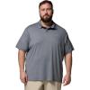 Columbia Men’s Parsons Point Polo(City Grey/Hthr/Columbia Grey)