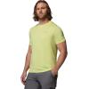 Columbia Mens Parsons Point Short Sleeve Back Graphic Tee(Citron Haze Heather/Splatter Gem)