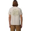 Columbia Mens Parsons Point Short Sleeve Back Graphic Tee(Dark Stone Heather/Linear Peaks)