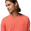 Columbia Mens Parsons Point Short Sleeve Back Graphic Tee(Super Sonic Heather/Splatter Gem)