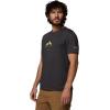 Columbia Mens Parsons Point Short Sleeve Graphic Tee(Black Heather/Pointed Peaks)