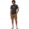 Columbia Mens Parsons Point Short Sleeve Graphic Tee(Black Heather/Pointed Peaks)