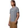 Columbia Mens Parsons Point Short Sleeve Graphic Tee(City Grey Heather/Pointed Peaks)