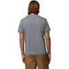 Columbia Mens Parsons Point Short Sleeve Graphic Tee(City Grey Heather/Pointed Peaks)