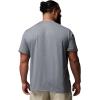 Columbia Mens Parsons Point Short Sleeve Graphic Tee(City Grey Heather/Retro Roamer)