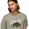Columbia Mens Parsons Point Short Sleeve Graphic Tee(Stone Green Heather/Retro Roamer)