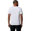 Columbia Mens Parsons Point Short Sleeve Graphic Tee(White/Pointed Peaks)