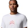 Columbia Mens Parsons Point Short Sleeve Graphic Tee(White/Pointed Peaks)