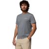 Columbia Men’s Parsons Point Short Sleeve Logo Tee(City Grey/Heather)