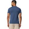 Columbia Men’s Parsons Point Short Sleeve Logo Tee(Collegiate Navy/Heather)