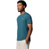 Columbia Men’s Parsons Point Short Sleeve Logo Tee(Everblue/Heather)