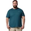 Columbia Men’s Parsons Point Short Sleeve Logo Tee(Everblue/Heather)