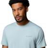 Columbia Men’s Parsons Point Short Sleeve Logo Tee(Marine Light/Heather)