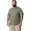 Columbia Men’s Parsons Point Short Sleeve Logo Tee(Stone Green/Heather)