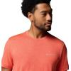 Columbia Men’s Parsons Point Short Sleeve Logo Tee(Super Sonic/Heather)