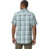Columbia Men’s Rapid Rivers II Short Sleeve Shirt(Crushed Blue/Base Plaid)